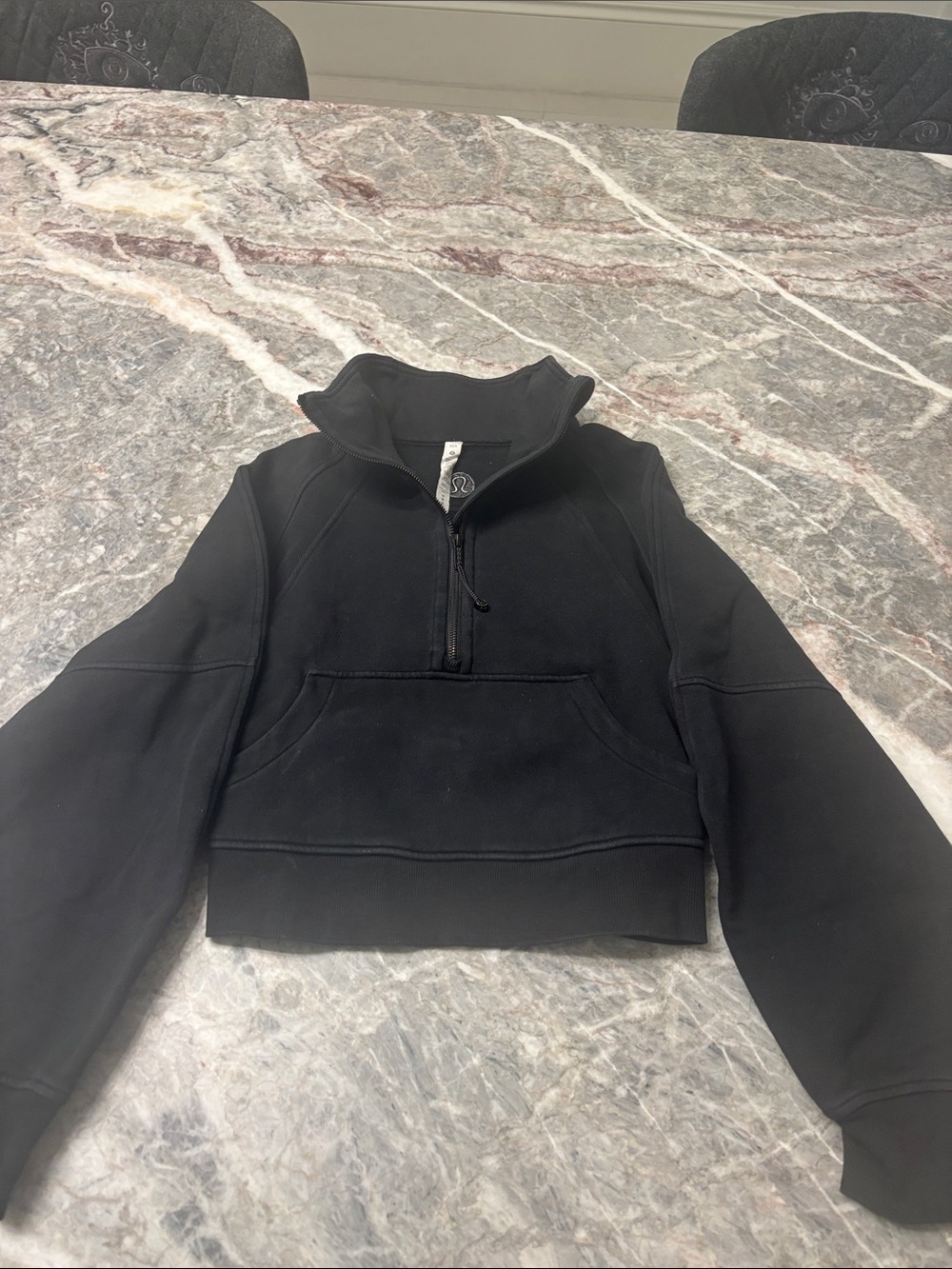 lululemon athletica Black Half-Zip Pullover Sweater